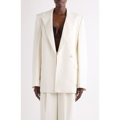 Givenchy Givenchy Double Breasted Wool & Mohair Cady Jacket
