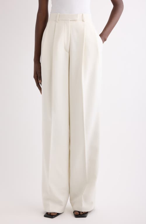 Givenchy Givenchy Double Pleat Wool & Mohair Wide Leg Pants