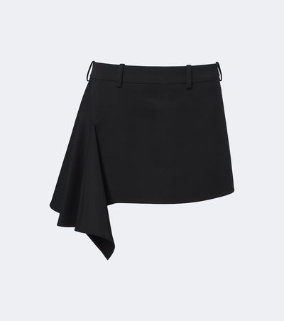 Givenchy Givenchy Draped wool miniskirt