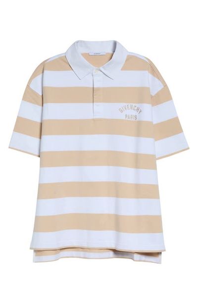 Givenchy Givenchy Embroidered Logo Cotton Jersey Polo