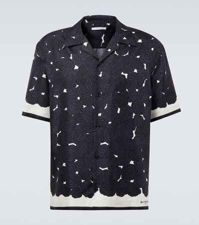 Givenchy Givenchy Floral silk bowling shirt
