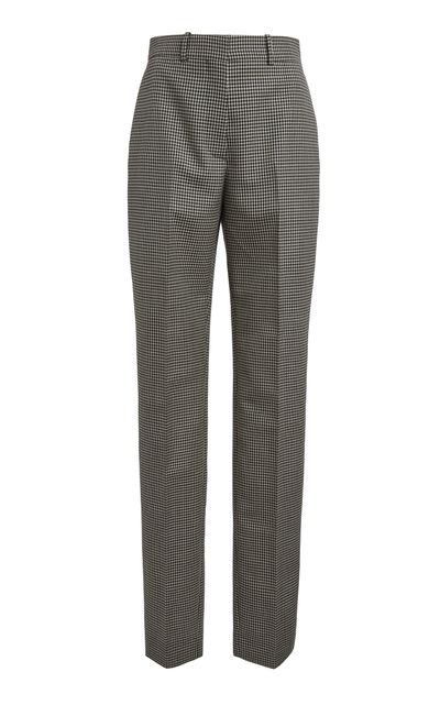 Givenchy Givenchy Gingham WoolMohair Cigarette Pants