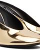 Givenchy Givenchy Gold Sculpted Mules - 4