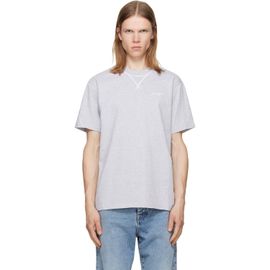 Givenchy Givenchy Gray Contour Seam Contrasted Stitch T-shirt