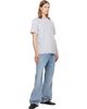 Givenchy Givenchy Gray Contour Seam Contrasted Stitch T-shirt - 4