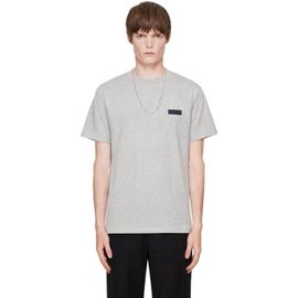 Givenchy Givenchy Gray Regular Fit Logo T-shirt