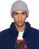 Givenchy Givenchy Gray Safety Pin Beanie - 1