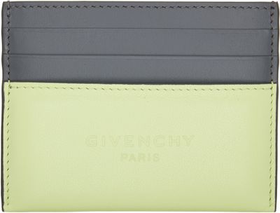 Givenchy Givenchy Green & Black Antigona Stamped Card Holder
