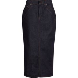 Givenchy Givenchy Kick Back Denim Midi Skirt