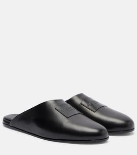 Givenchy Givenchy Label leather mules