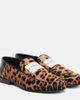 Givenchy Givenchy Label leopard-print calf hair loafers - 1