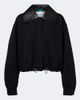 Givenchy Givenchy Leather-trimmed cotton and wool jacket - 1