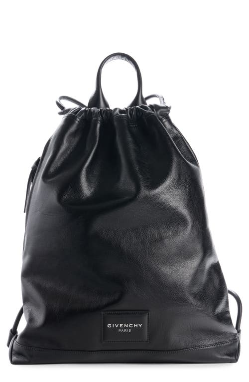 Givenchy Givenchy Leather Drawstring Backpack