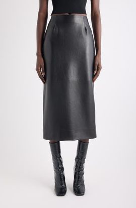 Givenchy Givenchy Leather Pencil Skirt