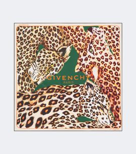 Givenchy Givenchy Leopard-print silk twill scarf