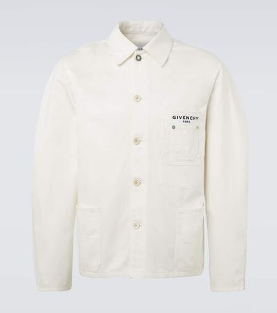 Givenchy Givenchy Logo cotton canvas jacket