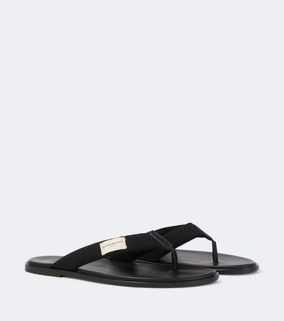 Givenchy Givenchy Logo grosgrain thong sandals