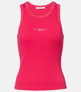 Givenchy Givenchy Logo printed cotton top
