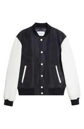 Givenchy Givenchy Logo Satin Varsity Jacket