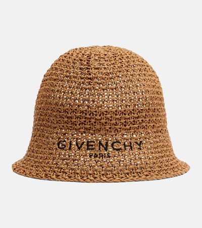 Givenchy Givenchy Logo woven cotton-blend bucket hat
