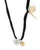 Givenchy Givenchy Lucky Charms Black Flower Cord Necklace - 2