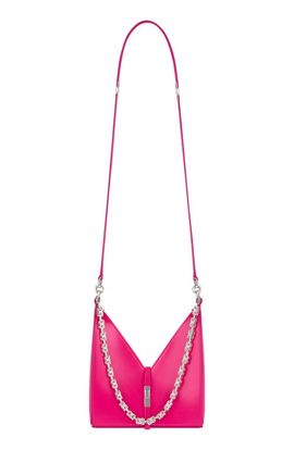 Givenchy Givenchy Mini Cutout Chain Strap Leather Crossbody Bag