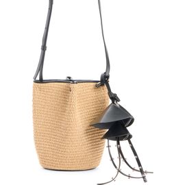 Givenchy Givenchy Nano Snap Raffia Bucket Bag