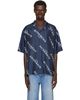 Givenchy Givenchy Navy Bowling Shirt - 1
