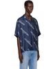 Givenchy Givenchy Navy Bowling Shirt - 2