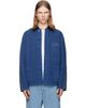 Givenchy Givenchy Navy Couture Seam Herringbone Denim Jacket - 1