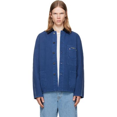 Givenchy Givenchy Navy Couture Seam Herringbone Denim Jacket