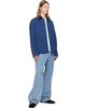 Givenchy Givenchy Navy Couture Seam Herringbone Denim Jacket - 4