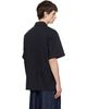 Givenchy Givenchy Navy 'GIVENCHY Paris' Cotton Twill Shirt - 3