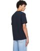 Givenchy Givenchy Navy 'GIVENCHY Paris' Gros Grain T-shirt - 3