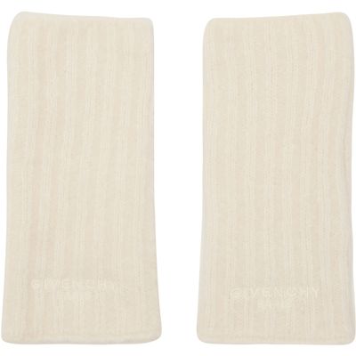 Givenchy Givenchy Off-White Alpaca Mittens