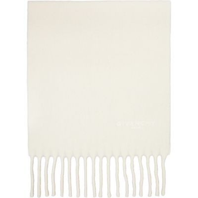 Givenchy Givenchy Off-White 'Givenchy Paris' Large Scarf