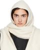 Givenchy Givenchy Off-White Hooded Alpaca Scarf - 1