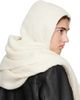 Givenchy Givenchy Off-White Hooded Alpaca Scarf - 3