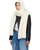 Givenchy Givenchy Off-White Hooded Alpaca Scarf - 4