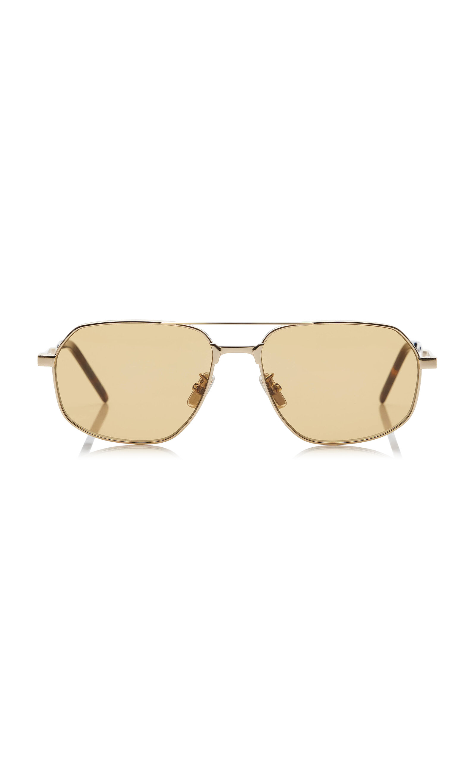 Givenchy Givenchy One AviatorFrame Metal Sunglasses