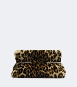 Givenchy Givenchy Pinch Soft leopard-print clutch