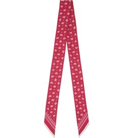 Givenchy Givenchy Pink Bandana Bandeau Silk Scarf