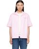 Givenchy Givenchy Pink 'Givenchy Paris Paint Print' Poplin Shirt - 1