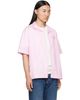 Givenchy Givenchy Pink 'Givenchy Paris Paint Print' Poplin Shirt - 2