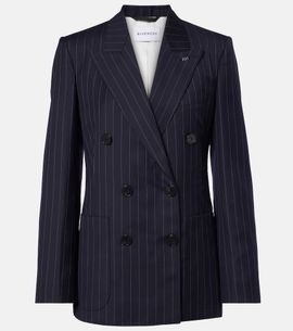 Givenchy Givenchy Pinstripe double-breasted wool blazer