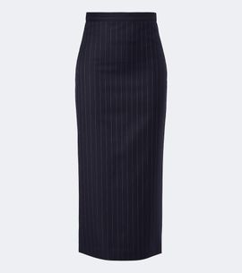 Givenchy Givenchy Pinstripe wool pencil skirt