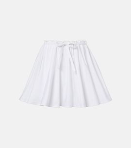Givenchy Givenchy Pleated cotton poplin miniskirt