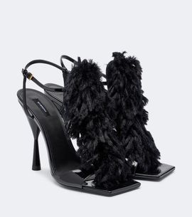 Givenchy Givenchy Pompom leather sandals