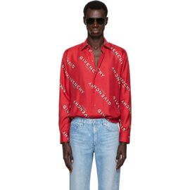 Givenchy Givenchy Red Classic Fit Shirt