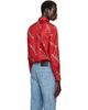 Givenchy Givenchy Red Classic Fit Shirt - 3